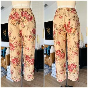 Vintage 90’s Talbots Floral High Waist Jeans